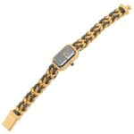 Chanel CHANEL PremiÃ¨re M Wristwatch, Gold Plated (GP), Leather Strap, Women's, Black, H0001 - Image 4