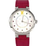 Louis Vuitton Tambour Slim 11P QA159 Stainless Steel Quartz Watch