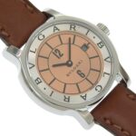 Bulgari BVLGARI Solo Tempo Watch ST29SL Stainless Steel x Leather Quartz Analog Bronze Dial Women's - Image 3