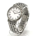 TIFFANY&Co. Tiffany M1510 Classic Quartz Round 2 Hand Analogue Watch SS Ladies Silver - Image 4