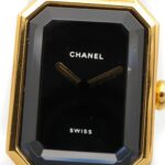 Chanel CHANEL PremiÃ¨re M Watch, Gold Plated Leather, Women's, Black, H0001 - Image 8