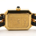 Chanel CHANEL PremiÃ¨re S Gold Plated (GP) Leather Strap Wo Black H0001 - Image 6