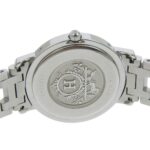 HermÃ¨s Clipper Watch CL4.410, Stainless Steel Quartz Analog Display, Pink Dial, Boys - Image 7