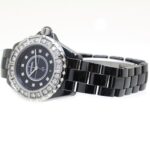 CHANEL J12 Bezel Diamond H2427 Black Ceramic x Stainless Steel Ladies 39763 Watch - Image 2