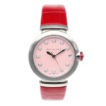 Bvlgari Lucea Stainless Steel Watch LU33C2SLD/11 Automatic Women's BVLGARI Pink Shell with 11 Diamonds - Image 8