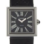 Chanel Mademoiselle H0525 Black Dial Stainless Steel/Enamel Leather Quartz 23mm Women's Watch