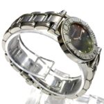 Tiffany & Co. Atlas watch, total weight 51.2g, stainless steel, quartz movement, black dial. - Image 3