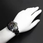Chanel J12 Electro 38, Limited Edition of 1255 Pieces Worldwide, H7122, Men's Watch, Date, Black Ceramic, Automatic Winding. - Image 4