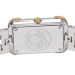 HermÃ¨s Cloiseur Watch CR1.220 Quartz Gold Dial Stainless Steel Plated Women's HERMES - Image 4