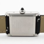 Cartier Tank Must SM Stainless Steel Leather Strap Diamond Ladies Silver Tone W4TA0016 - Image 6