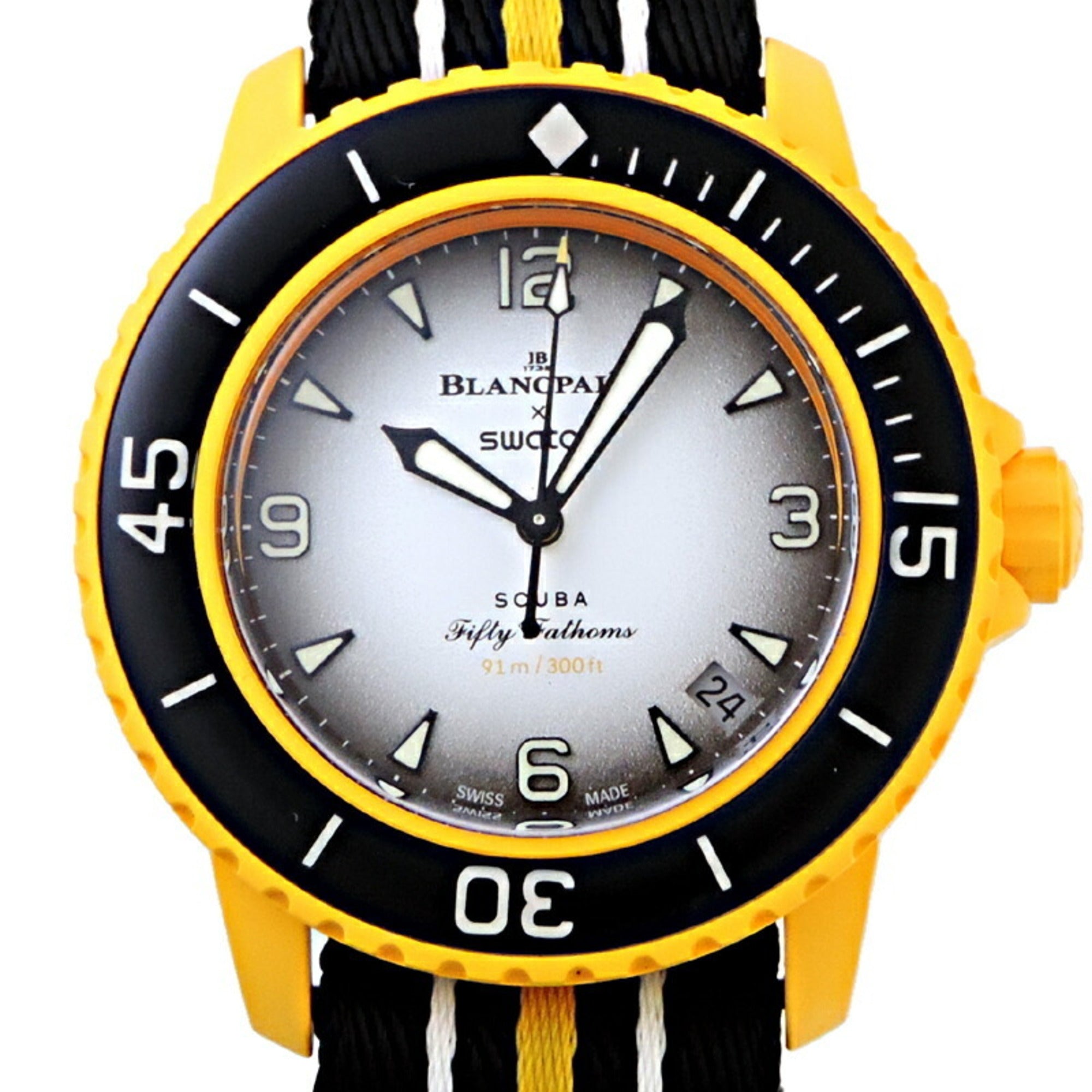 2000_f55206ab-5416-4b71-aabd-946873048bbd.jpg Swatch x Blancpain Pacific Ocean Men's Watch - Image 1
