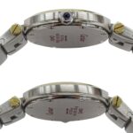 Cartier wo Santos VendÃ´me SM quartz movement stainless steel (SS) gold (YG) model number 84041488. - Image 3