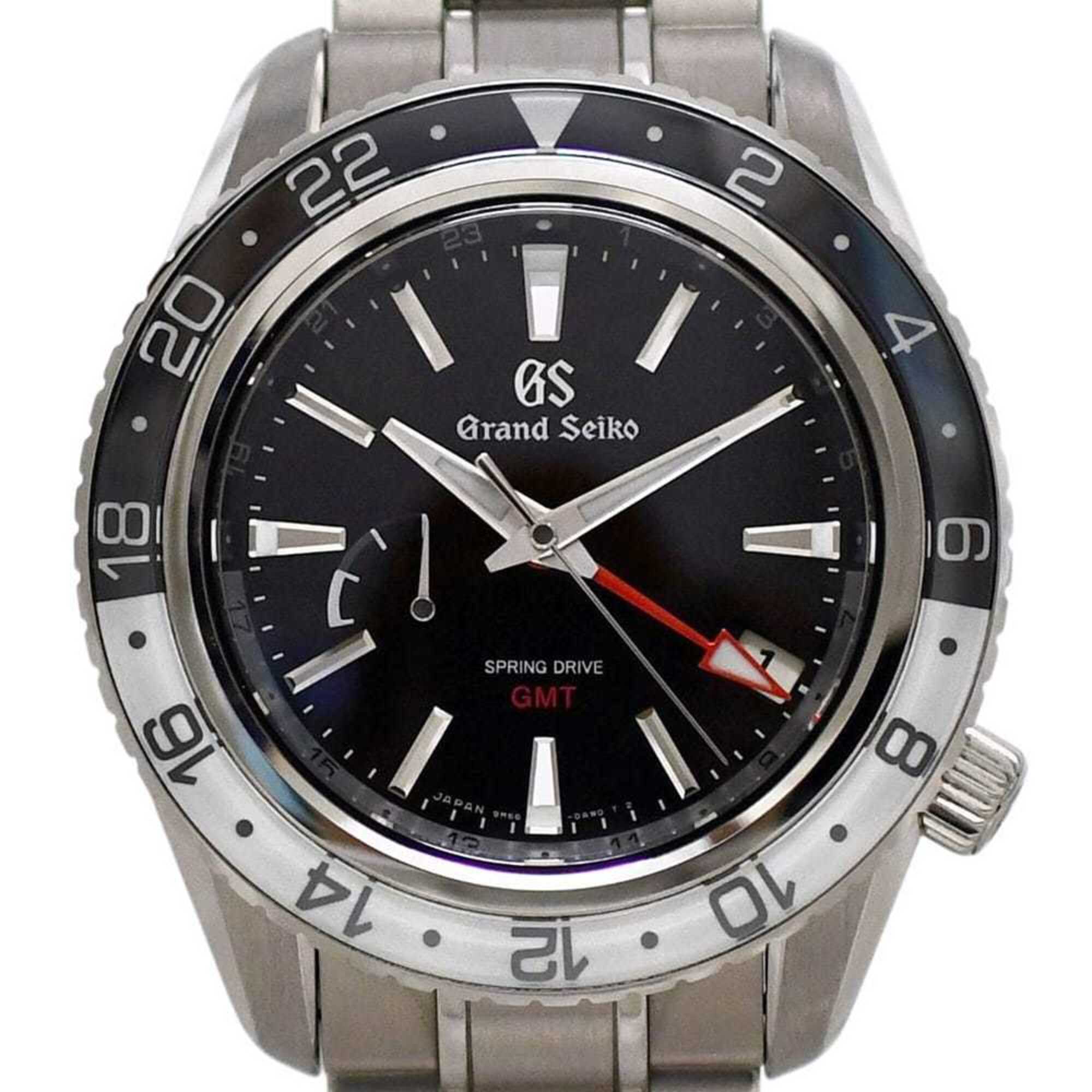 2000_f580ae8b-5426-4a19-b071-69ceeda05f05.jpg Grand Seiko Sport GMT Watch, Black, White, Silver, Spring Drive, SBGE277 9R66-0BK0, Automatic, Stainless Steel. - Image 1