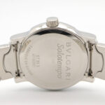 Bulgari BVLGARI Solo Tempo Watch, Stainless Steel, Women's, White (ST29S) - Image 5