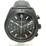 TUDOR Fastrider Black Shield 42000CN Automatic with Date Display Ceramic and Leather Strap