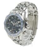 Omega Seamaster 300M Chronograph Watch 2599.80 Automatic (with manual winding) Navy Dial Stainless Steel Men's OMEGA - Image 2