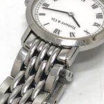 TIFFANY&Co. Tiffany M1510 Classic Quartz Round 2 Hand Analogue Watch SS Ladies Silver - Image 8
