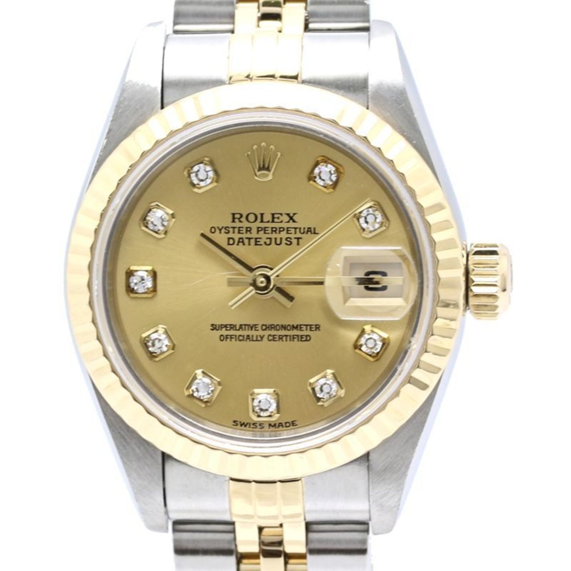 2000_f8093b6b-cf58-4a6c-8ca1-9f31e7cf75d4.jpg ROLEX Datejust 10P Diamond 79173G Wo 40547 - Image 1