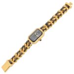 Chanel CHANEL PremiÃ¨re S Watch, Gold Plated (GP), Leather Strap, Women's, Black, H0001 - Image 4