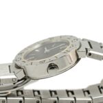 BVLGARI Watch BB23SS Quartz Black Dial Stainless Steel Women's - Image 6