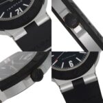 BVLGARI BB40AT Alum Date Watch Rubber Men's - Image 8