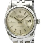 ROLEX Datejust 1603 Stainless Steel Automatic Mens Watch Vintage