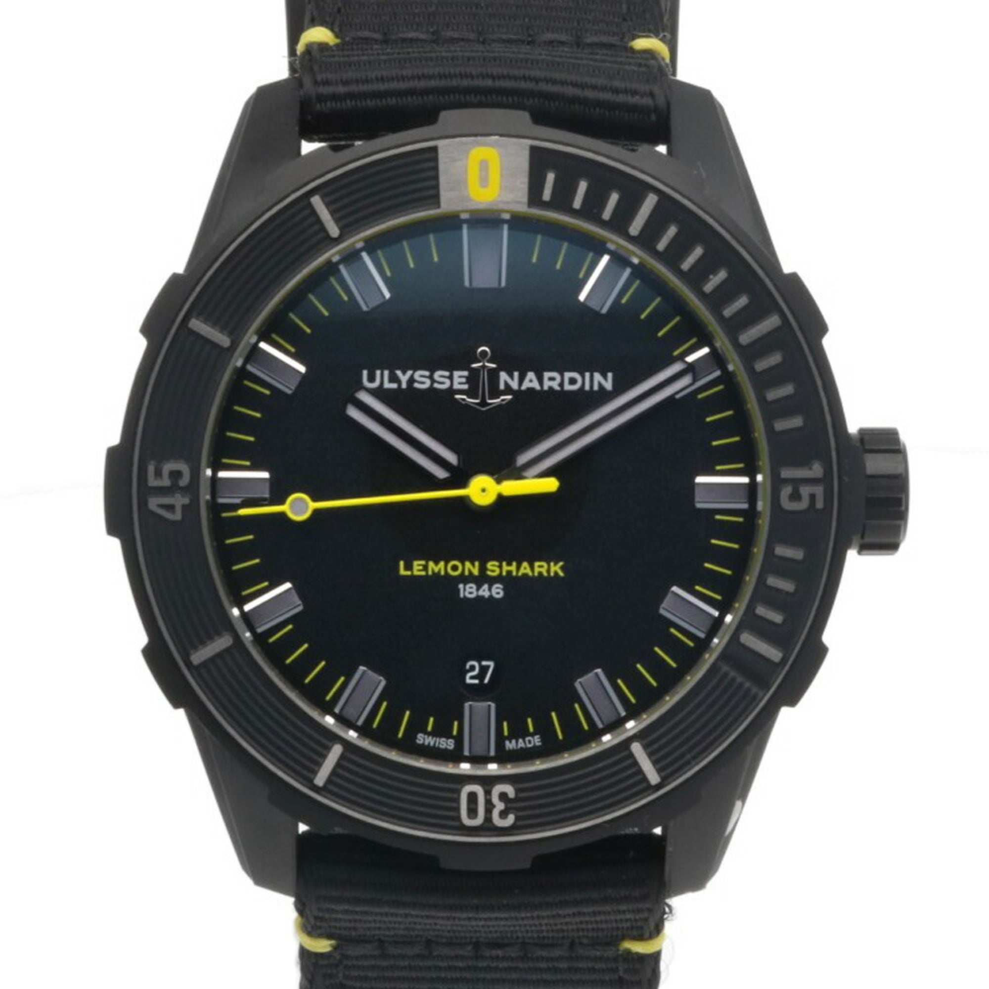 2000_f9e04d37-8109-4881-9731-5b3072040134.jpg Ulysse Nardin Lemon Shark Watch Stainless Steel 8163-175/92 Automatic Men's Limited to 300 pieces worldwide - Image 1