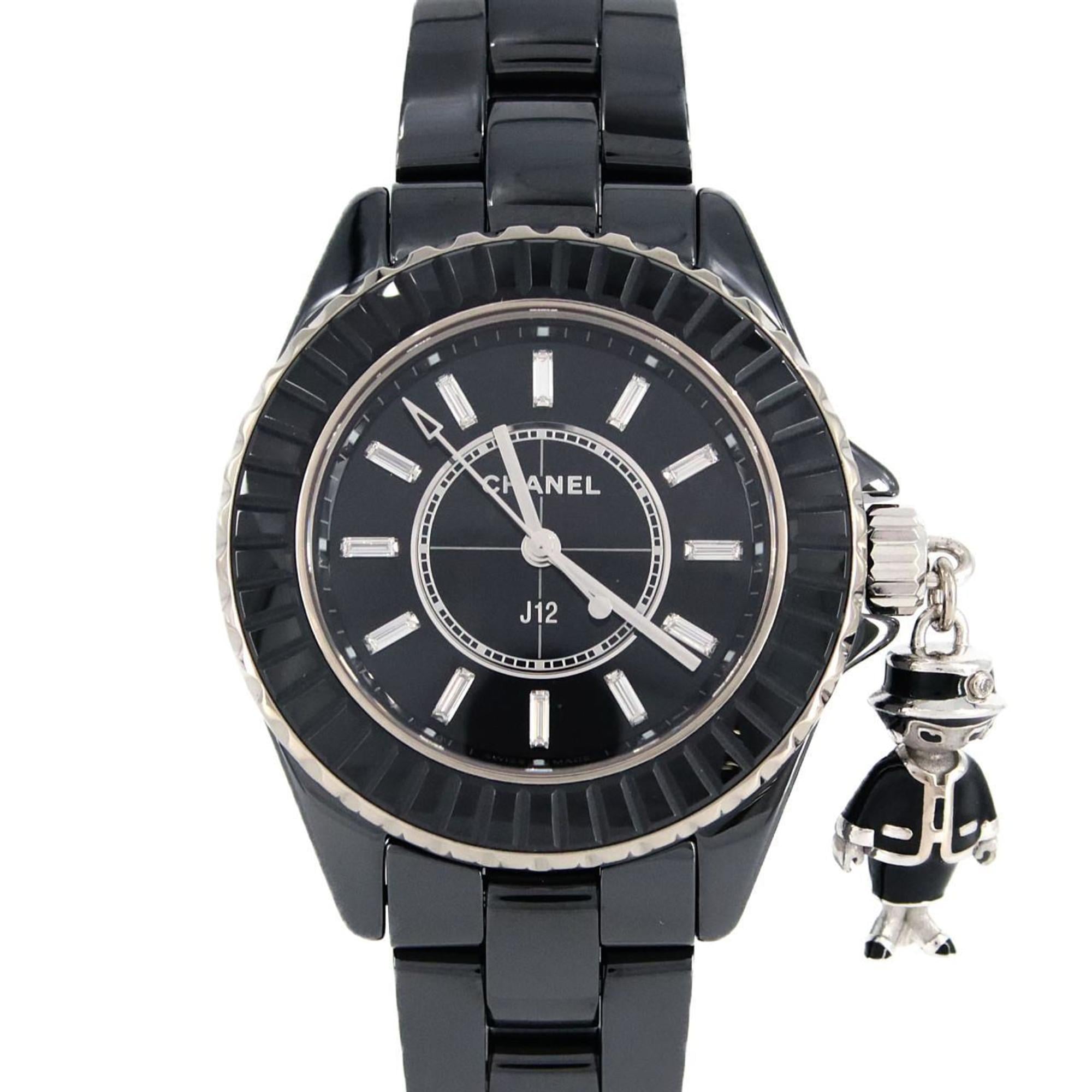 2000_fbbe7543-307d-4721-8c74-fa6b02fee967.jpg Chanel Mademoiselle J12 Acte 33mm Ceramic xWG LIMITED H6479 Wristwatch Quartz - Image 1