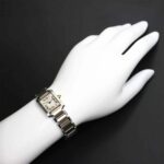 Cartier Tank Francaise SM Two-Tone W51007Q4 Wo Ivory 18K Yellow Gold Quartz - Image 4