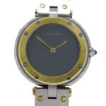 Cartier wo Santos VendÃ´me SM quartz movement stainless steel (SS) gold (YG) model number 84041488. - Image 2