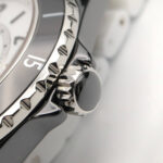 Chanel J12 Paradox Caliber 12.1 Watch, Ceramic, Men's, White/Black, H6515 - Image 5