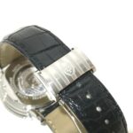 Corum 983.201.20 Back scale Automatic Wristwatch Silver Black belt - Image 7