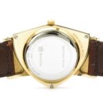 HAMILTON Ventura Gold Plated Leather Quartz Mens 6250 - Image 7