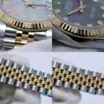 ROLEX Datejust 31 10P Diamond Black Shell 278273NG Random Serial Number Women's Watch SSx18K Yellow Gold 40460 - Image 8