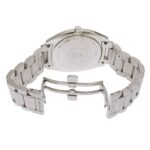 Longines Conquest watch L3.632.4, stainless steel, silver, quartz, analog, white dial, men's. - Image 5
