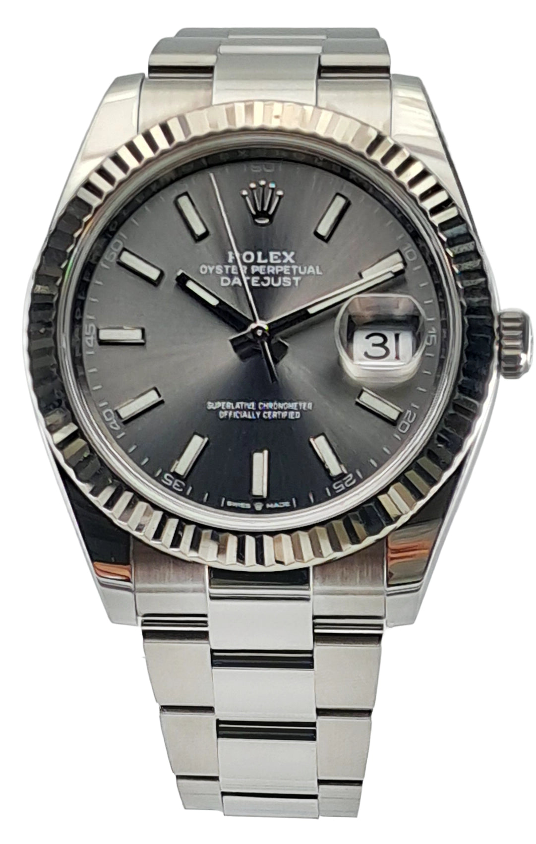 20260519_122107_d0473fe0-d540-413f-bc8d-cfb26c6fa3c4.jpg Rolex Datejust 41 Automatic Slate Oyster 2024 - Image 1
