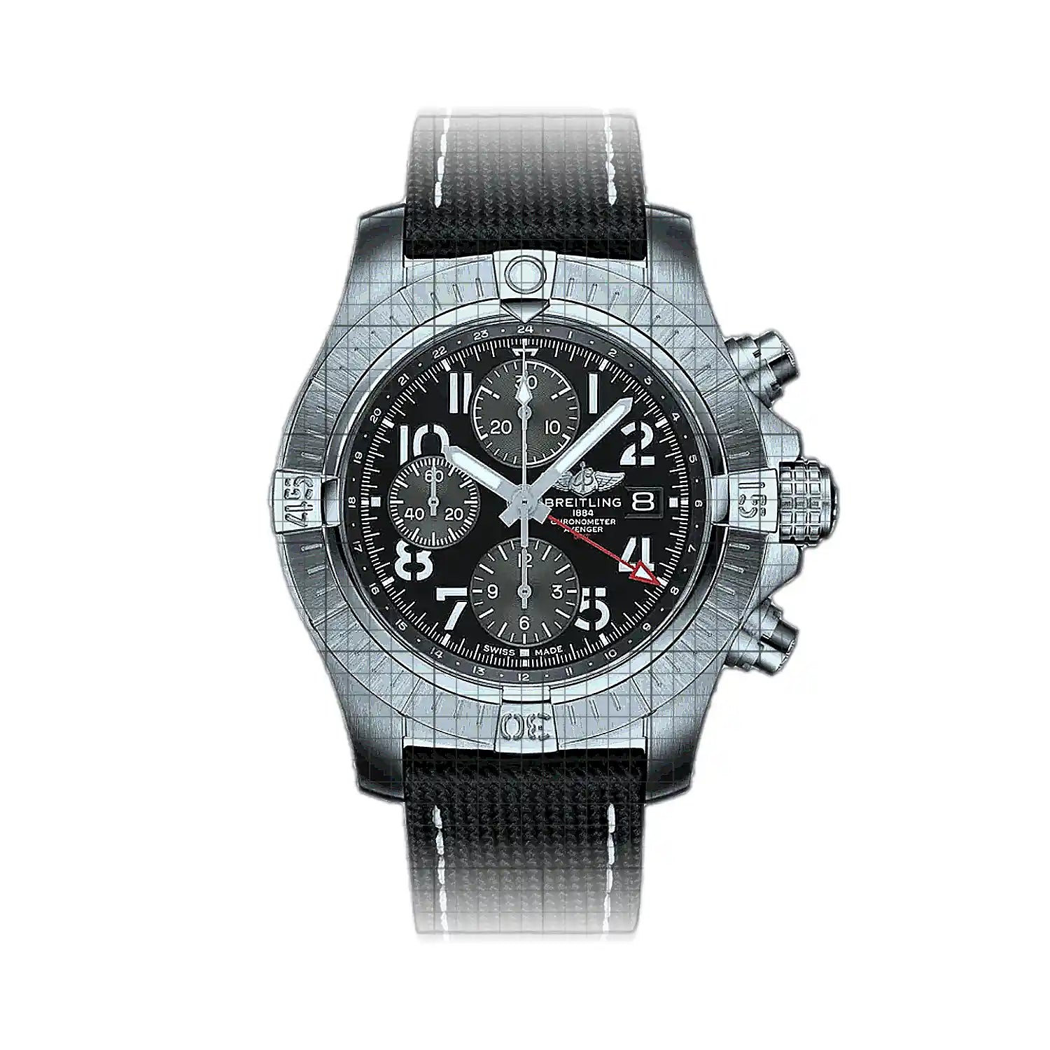 Breitling-Avenger_Chronograph_GMT_45-A24315101B1X1-53190-AP-1_5898cf47-0619-4f2e-a46c-7cda7b998768.jpg Breitling Avenger Chronograph GMT 45 45mm Black - Image 1