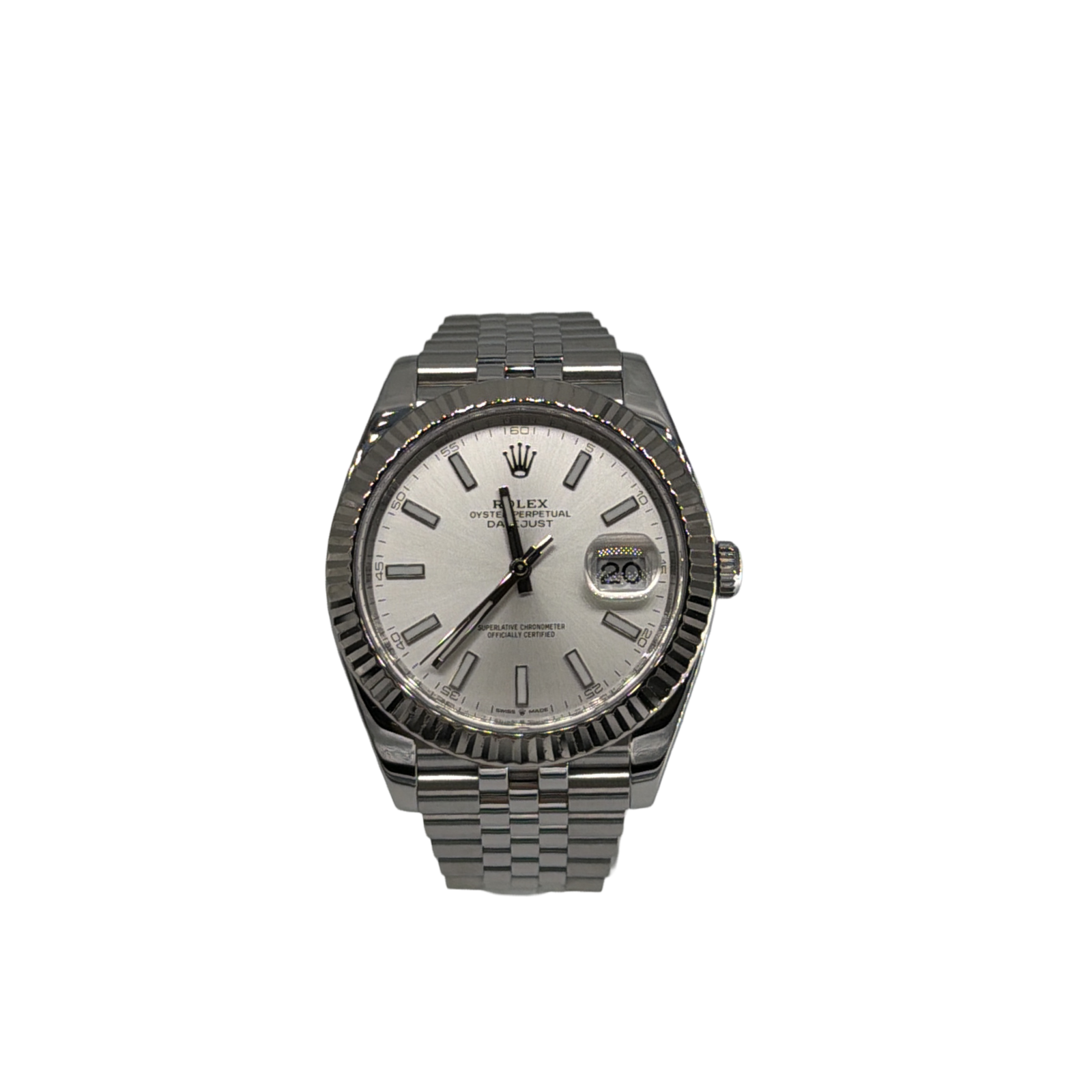 IMG_3822.png Rolex Datejust Silver 41mm CPO 2024 - Image 1