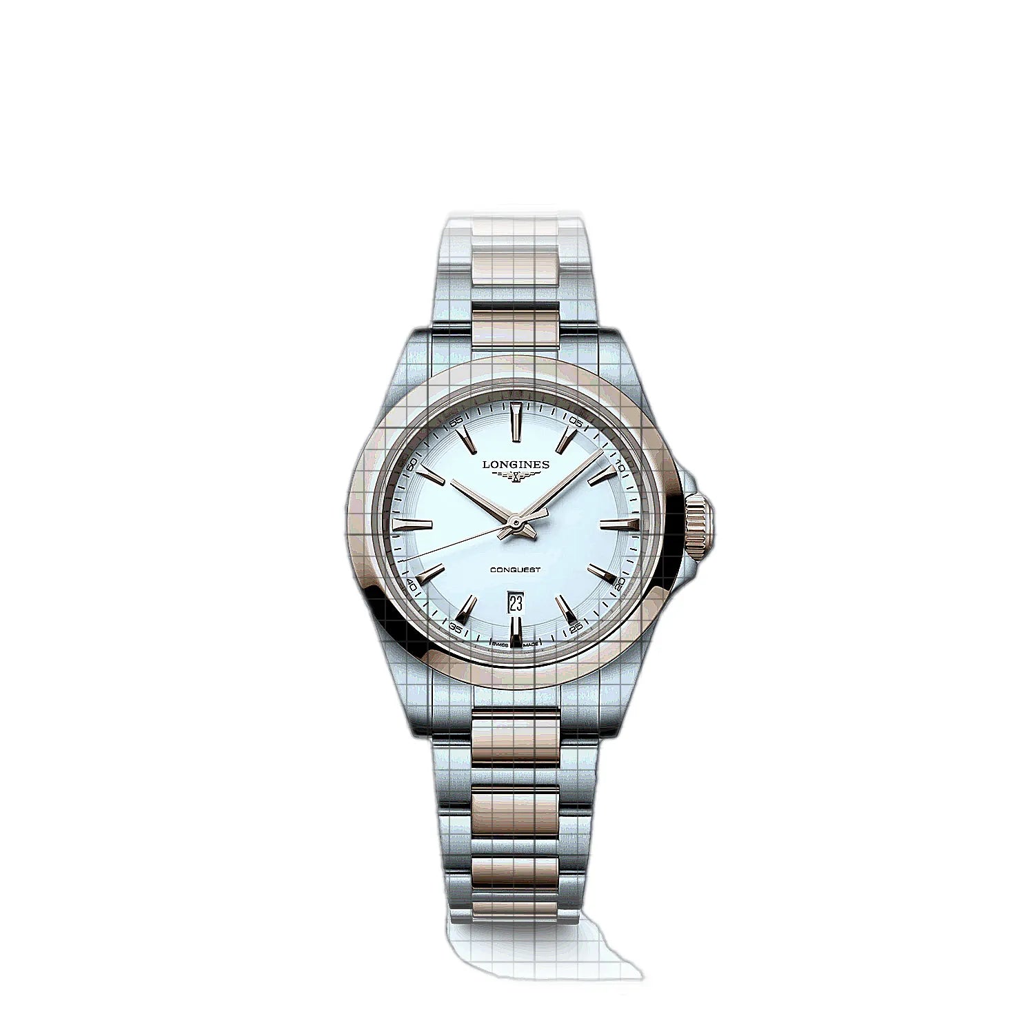 Longines-Conquest-L33503187-57365-AP-1_4b17c66c-ee05-4d95-851d-81ab44bad0ba.jpg Longines Conquest White - Image 1