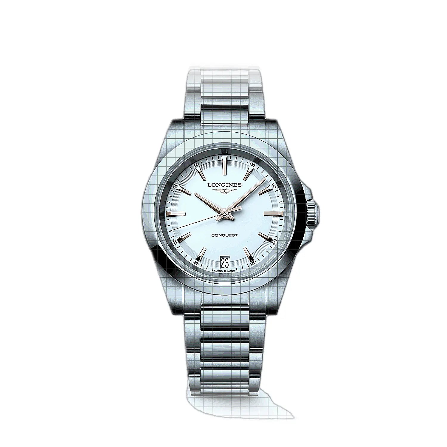 Longines-Conquest-L34604186-57357-AP-1_6c9b5abb-714d-4de3-b2a0-9a7eda2f4b91.jpg Longines Conquest White - Image 1