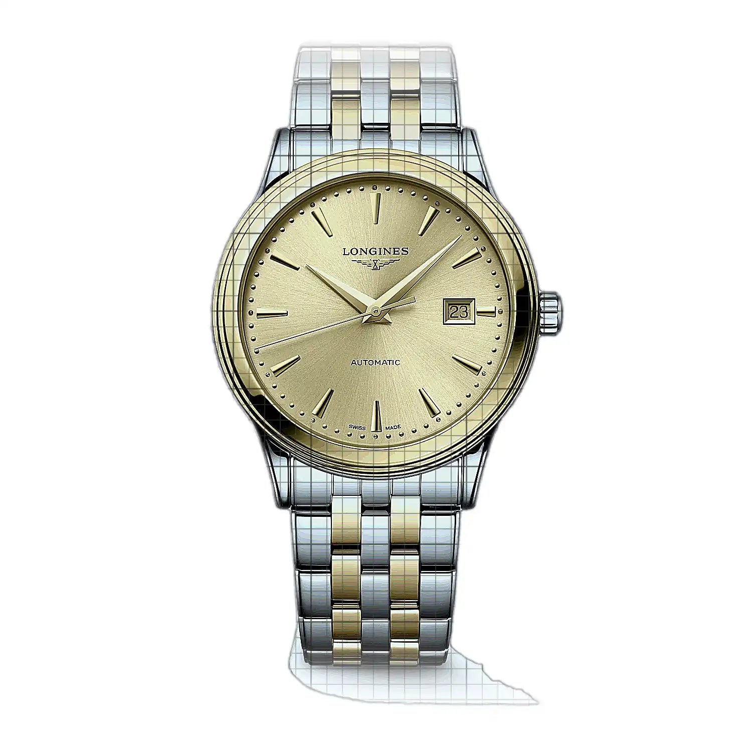 Longines-Flagship_Classic-L49843307-52537-AP-1_d65e3b10-ac4b-4eca-bae2-49125087149f.jpg Longines Flagship Classic Date - Image 1