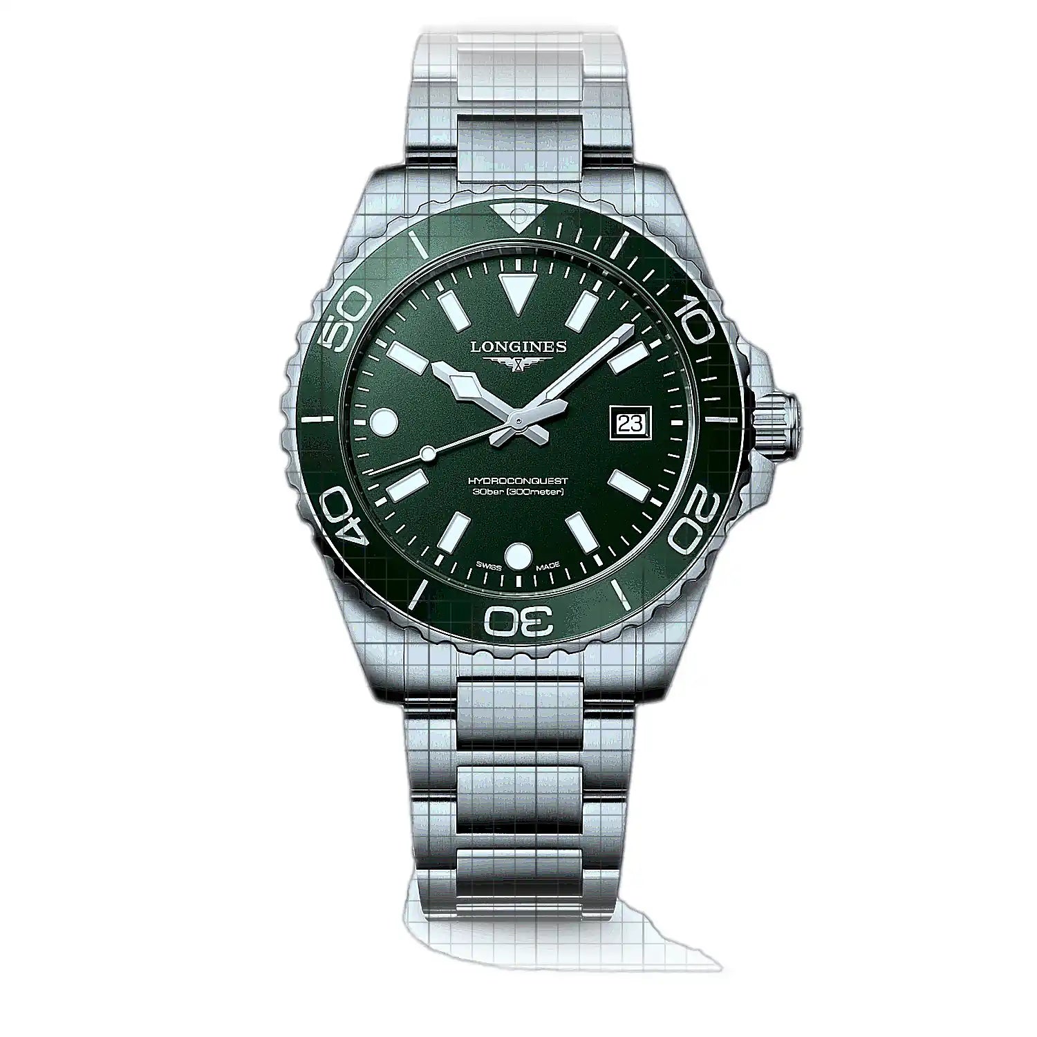 Longines-Hydroconquest-L37694066-57330-AP-1_d40dd59f-9602-41ef-a88e-f47ba168c8f5.jpg Longines HydroConquest Green - Image 1