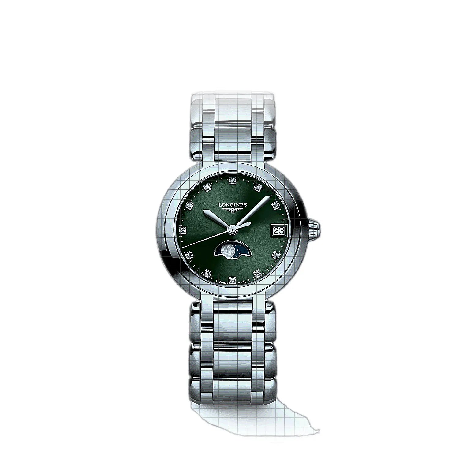 Longines-Primaluna-L81154676-57374-AP-1_f6d24836-0853-4690-a7f9-ea6c084c4d10.jpg Longines PrimaLuna Moonphase Green - Image 1