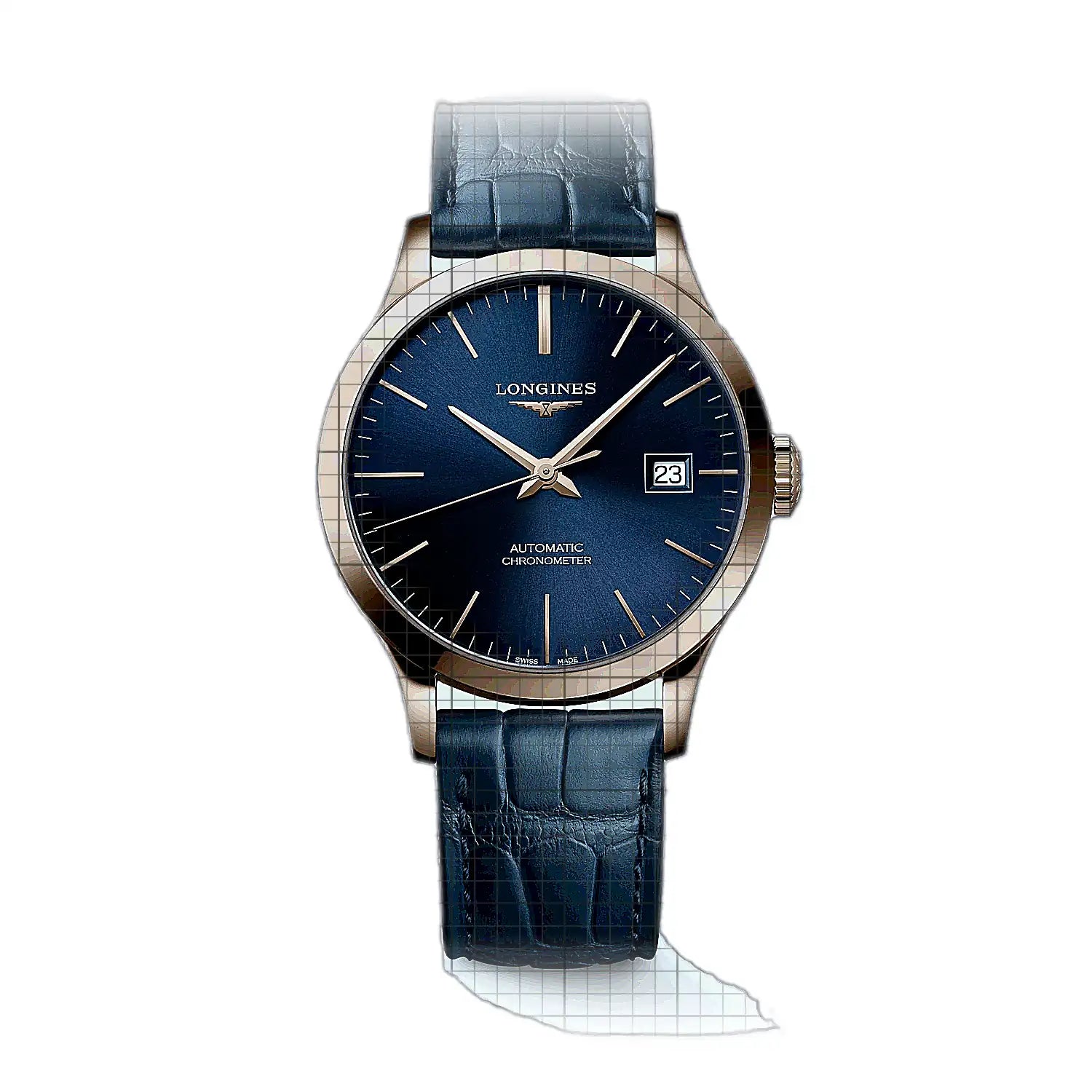 Longines-Record-L28208922-52478-AP-1_64648910-e17f-422f-ae49-33ddc459b7d4.jpg Longines Record Date - Image 1