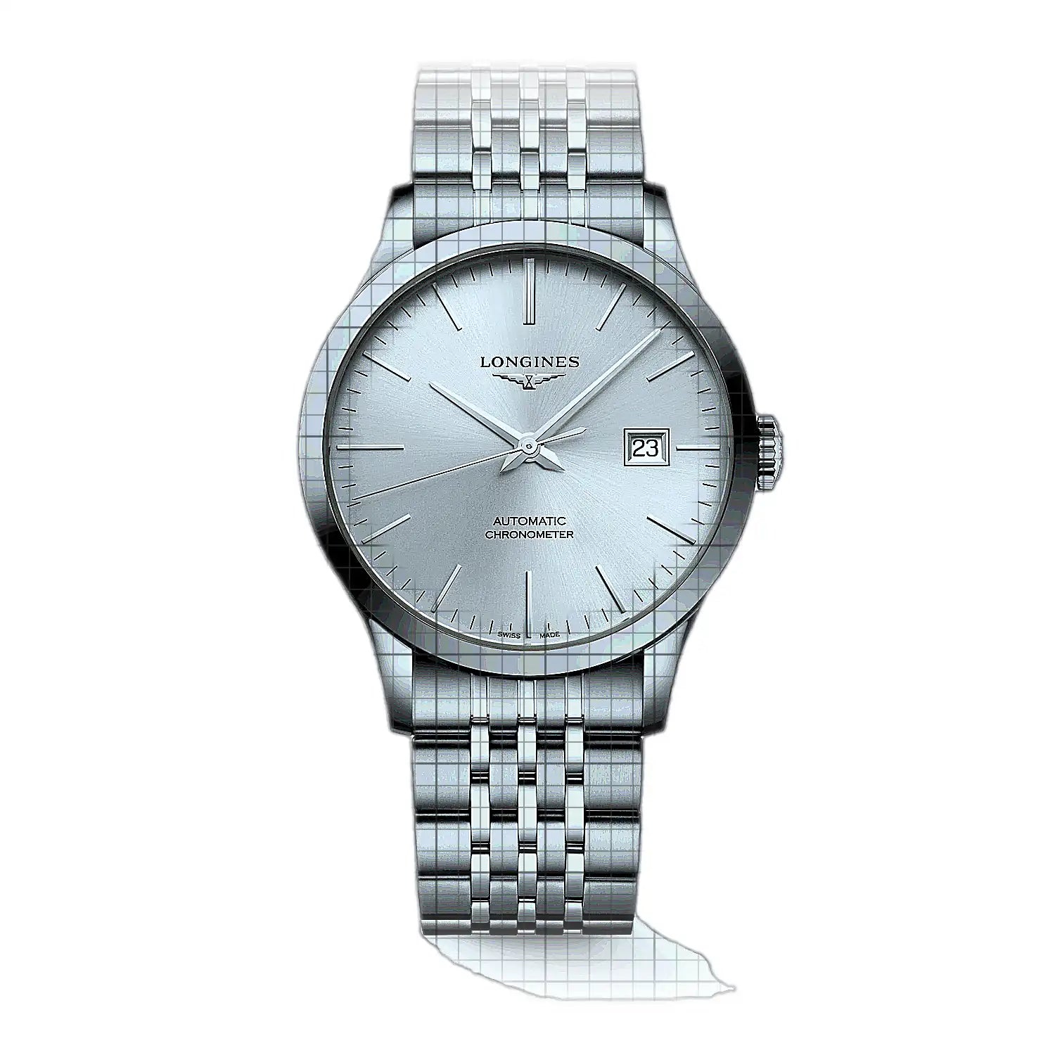 Longines-Record-L28214726-52436-AP-1_f8d09d48-393a-467d-915f-59833acfdd20.jpg Longines Record Date - Image 1