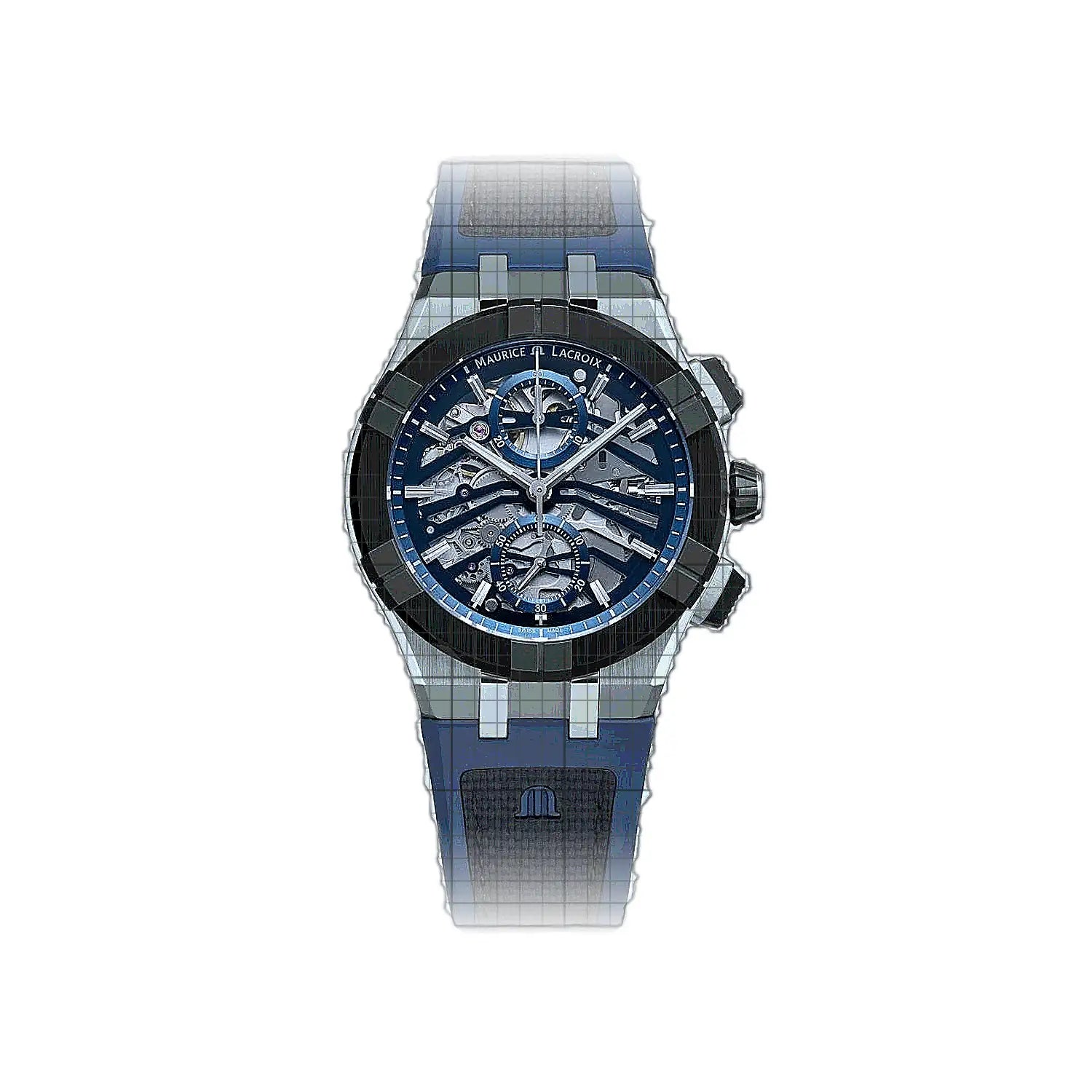 Maurice_Lacroix-Aikon_Automatic_Chronograph_Skeleton_43mm-AC8018SSL200304-53695-AP-1_50091fd5-6533-443e-8925-7d89e2d83eaa.jpg Maurice Lacroix Aikon Automatic Chronograph Skeleton 43mm 43mm Skeleton - Image 1