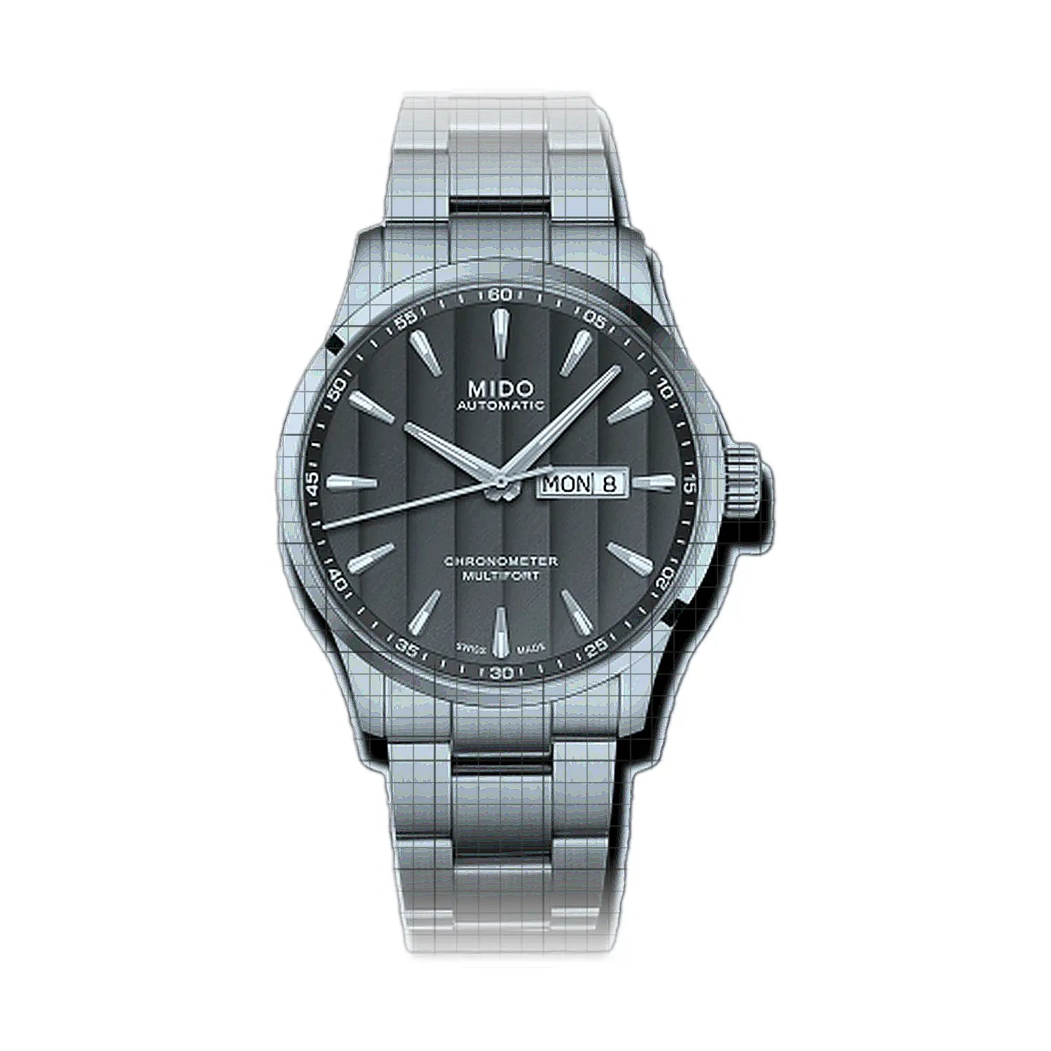 Mido-Multifort_Chronometer_1-M0384311106100-53706-AP-1_af1bbf4f-099d-4ebe-ab26-4277dab61a48.jpg Mido Multifort Chronometer 1 42mm Grey - Image 1
