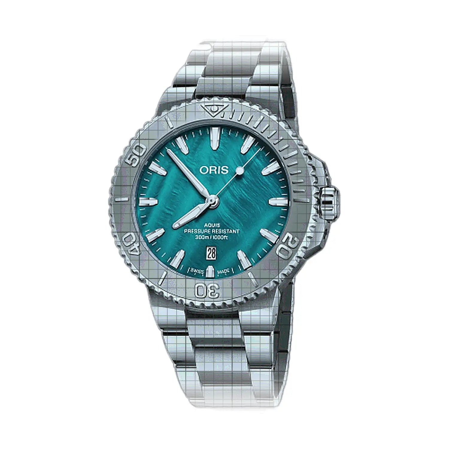 Oris-Aquis_New_York_Harbor_Limited_Edition_II-0173377894187Set-53764-AP-1_0cba79af-6c22-4282-8d7d-98378488bce6.jpg Oris Aquis New York Harbor Limited Edition II 43mm Green - Image 1
