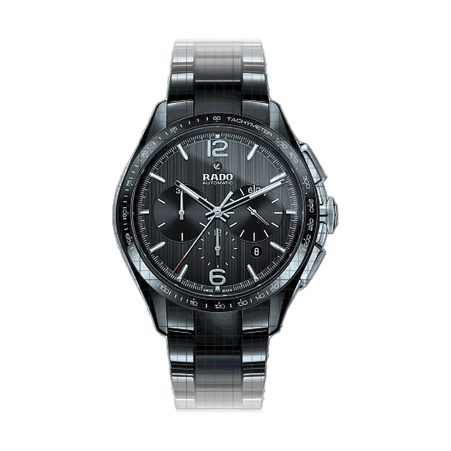 Rado-HyperChrome_Automatic_Chronograph-R32121152-53775-AP-1_094c5220-de02-4c10-94ad-4defeb5acf07.jpg Rado HyperChrome Automatic Chronograph 45mm Black - Image 1