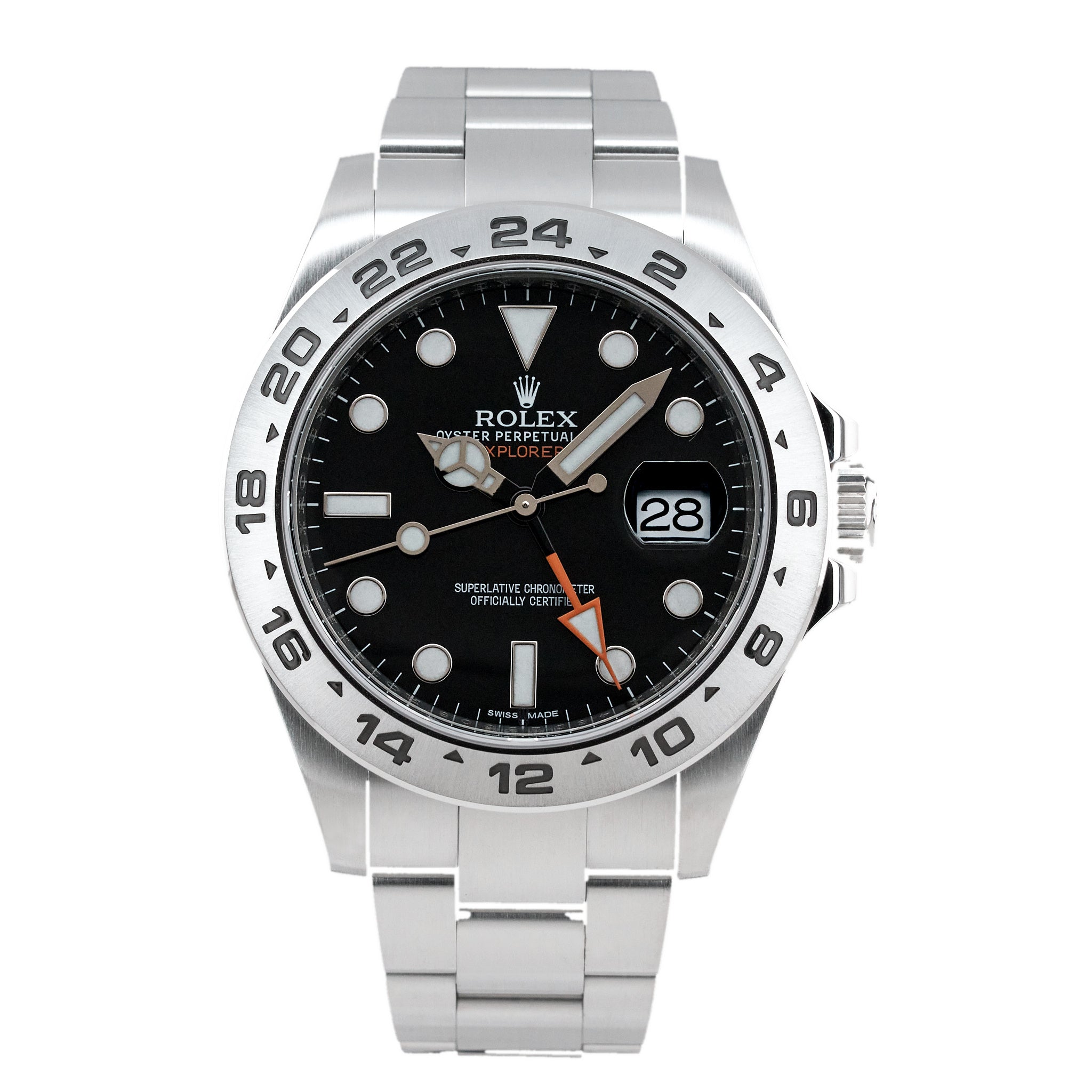 Rolex-216570front.jpg Rolex Explorer II Black Oyster 42 mm CPO 2011 - Image 1
